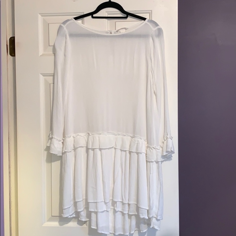H&M white dress NWOT